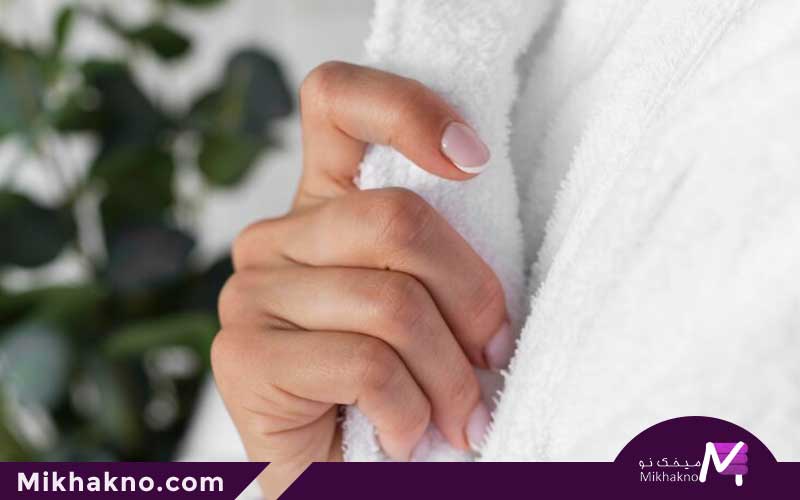رفع تغییر رنگ حوله